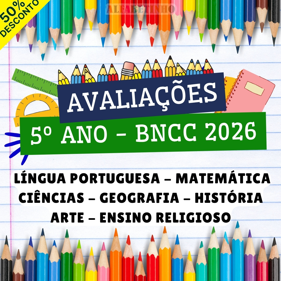 AVALIAÇÕES - 5º ANO - BNCC 2026 thumbnail