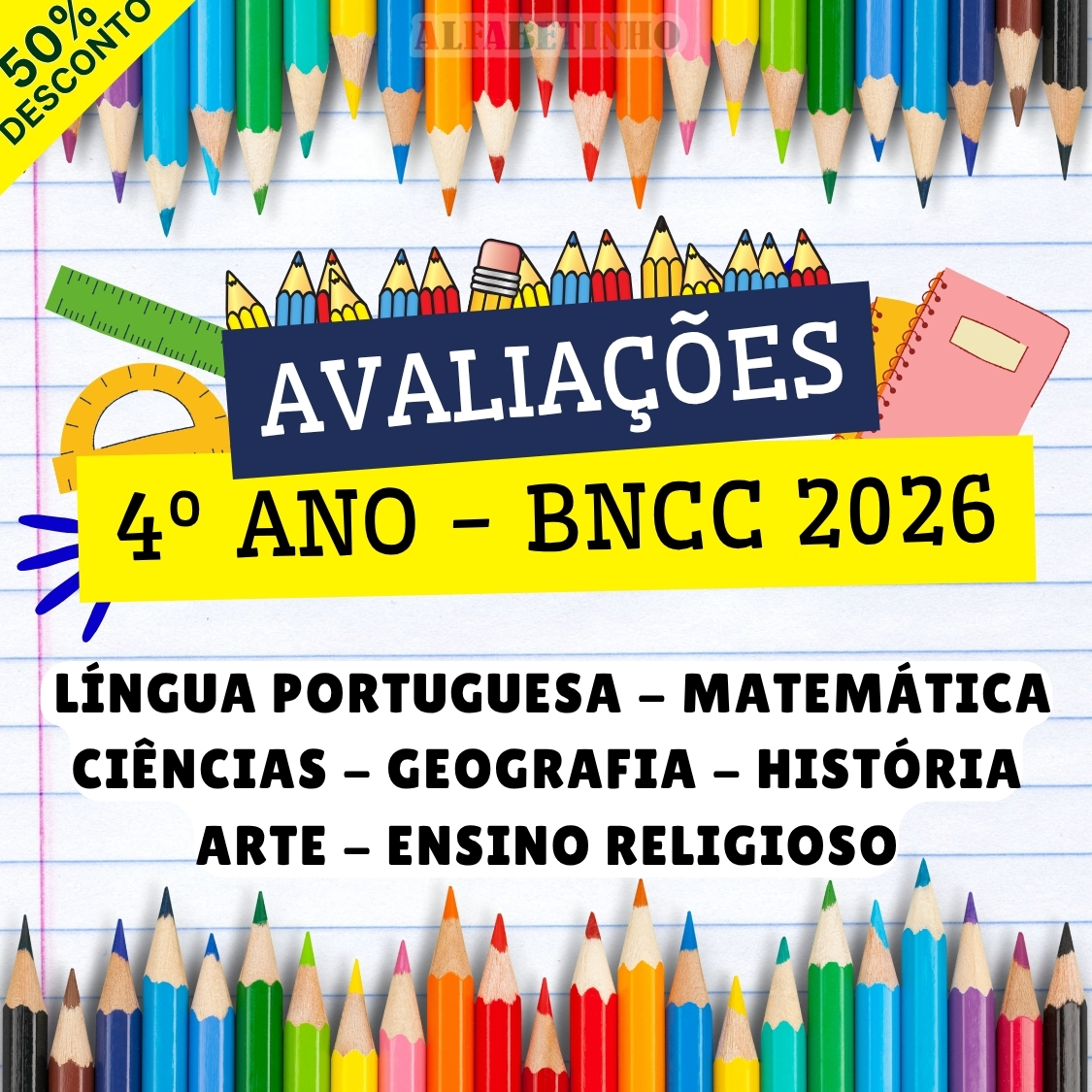 AVALIAÇÕES - 4º ANO - BNCC 2026 thumbnail