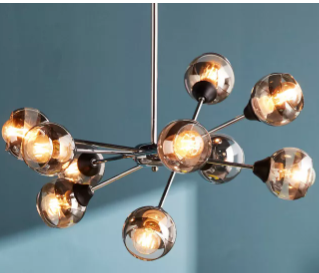 Calliope 8-Light Glass Chandelier thumbnail