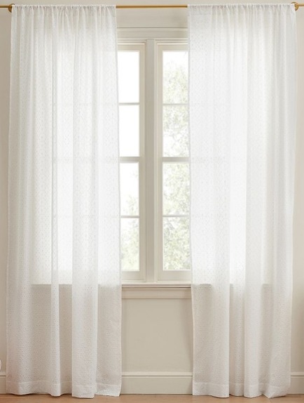 Eyelet Sheer Curtain Panel thumbnail