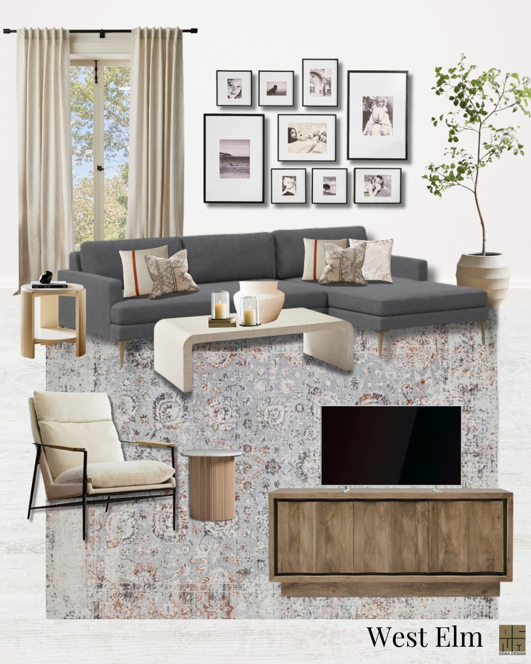 Andes 2-Piece Chaise Sectional thumbnail