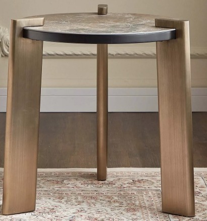 Alaska Ceramic Top Side Table thumbnail