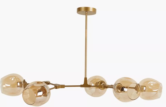 Iris 5-Lights Metal Pendant Lamp thumbnail