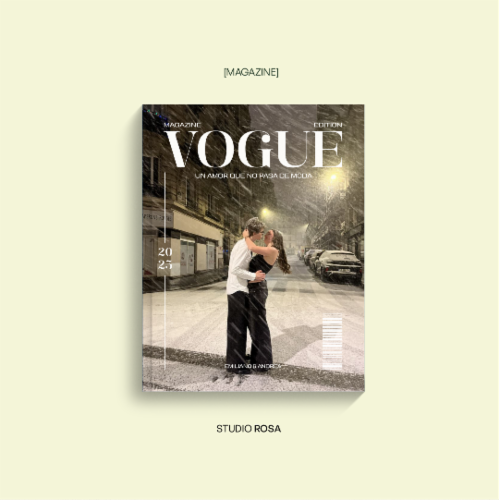 Revista Vogue de Pareja | Plantilla editable thumbnail
