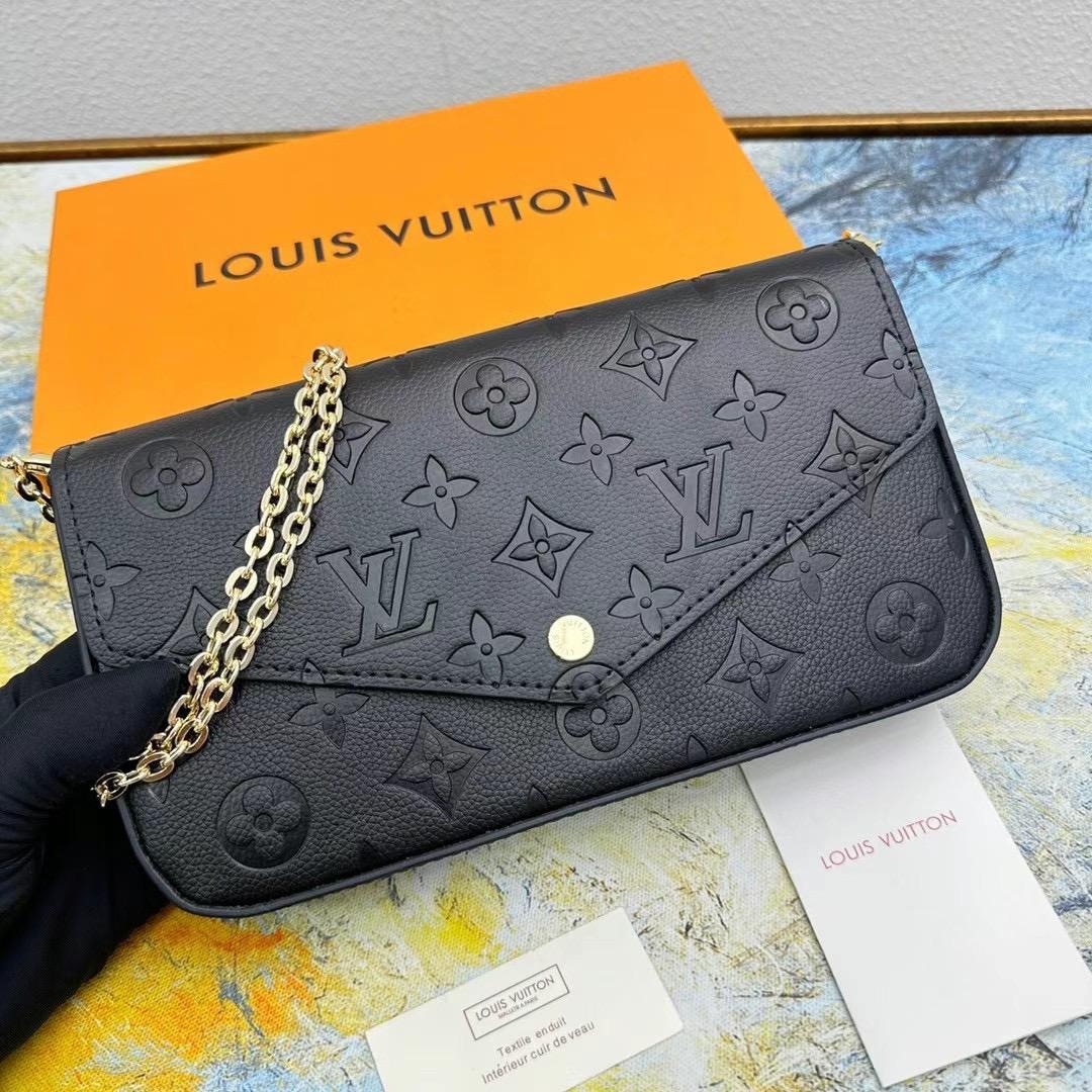 LV chain flap wallet thumbnail
