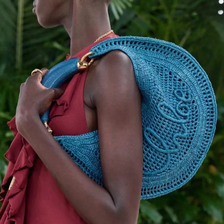 Chloe straw bag thumbnail