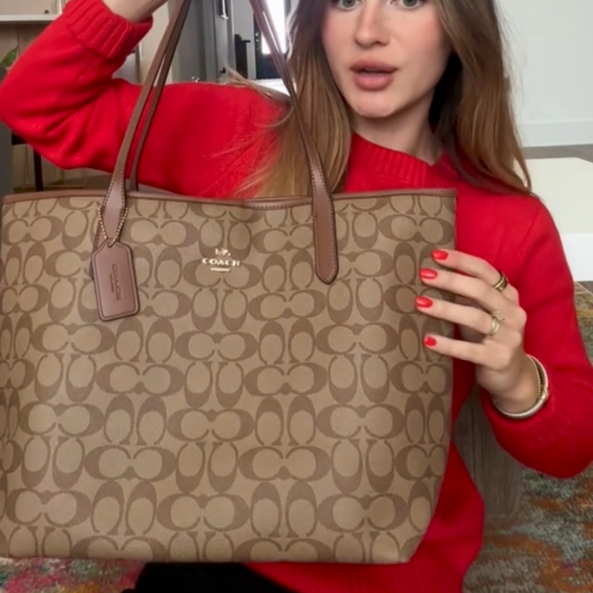 Coach tote thumbnail