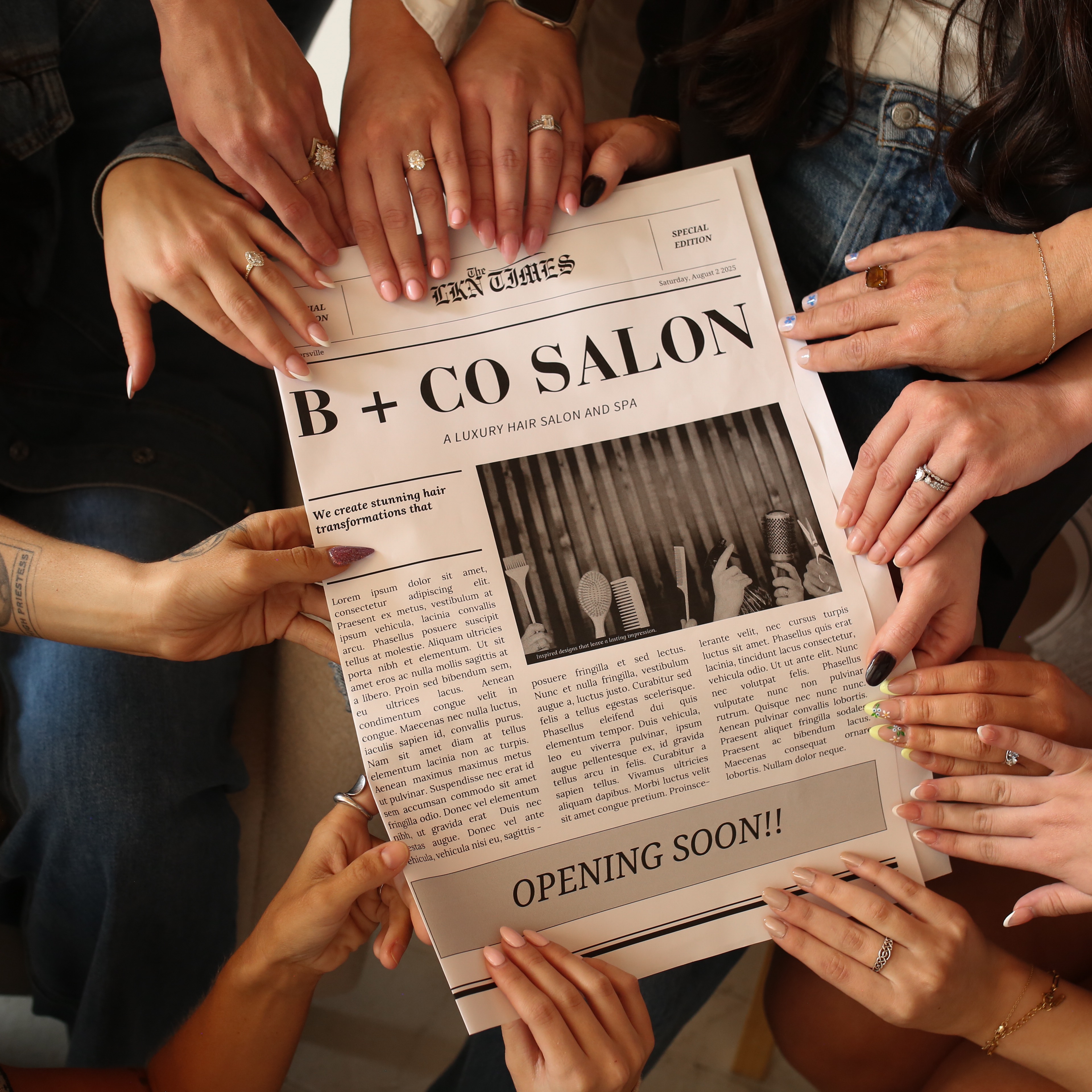 B+Co (Huntersville Salon) Website thumbnail