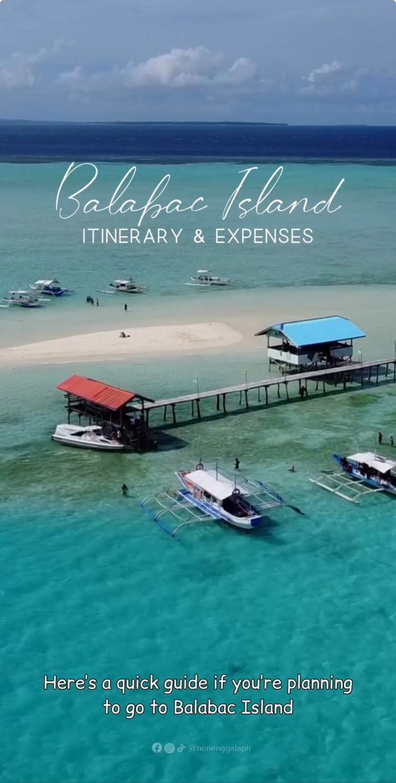 BALABAC, PALAWAN --  ITINERARY & EXPENSES thumbnail