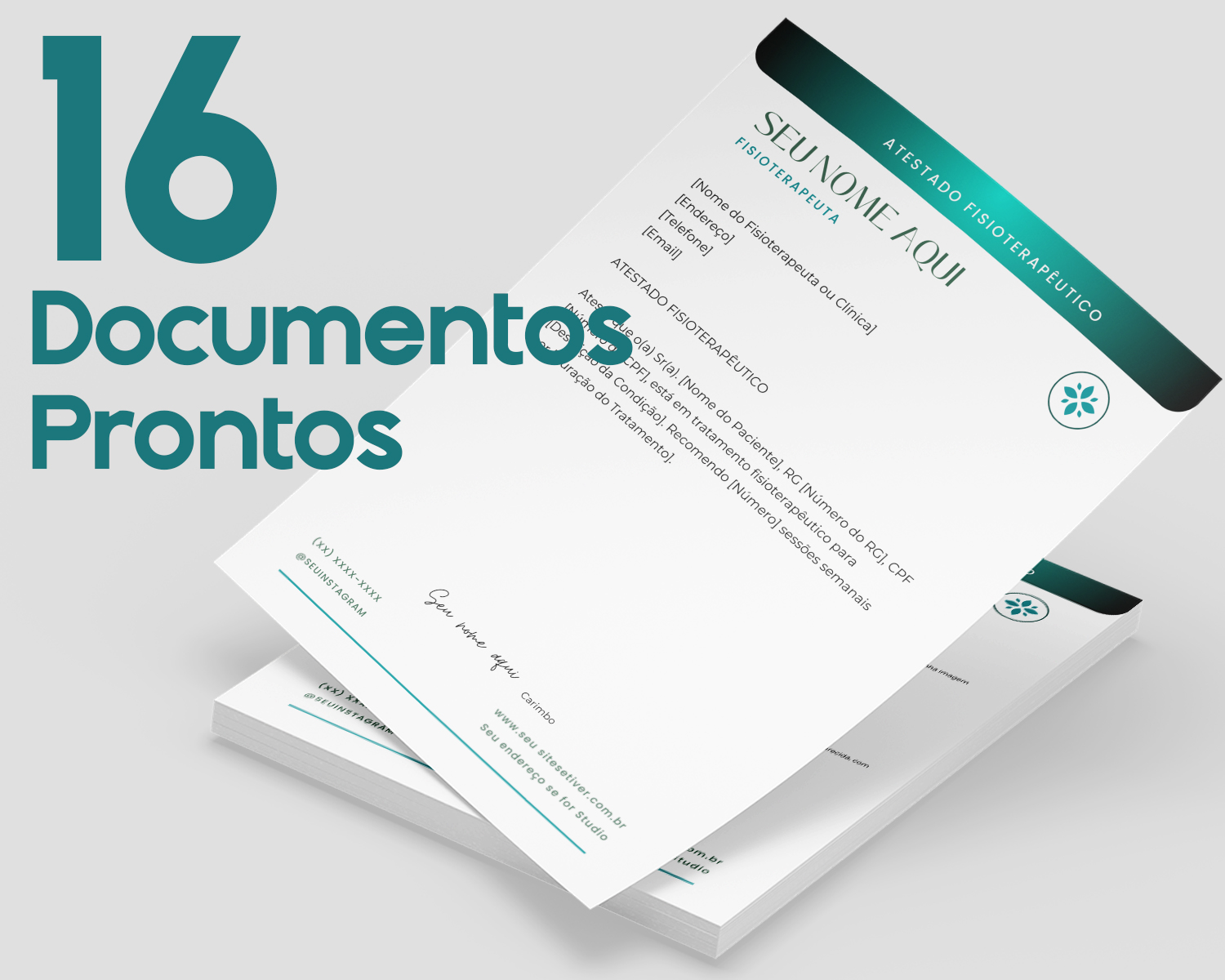 16 Documentos Editáveis para Fisioterapeutas  thumbnail