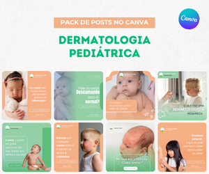 PACK DERMATOLOGIA PEDIÁTRICA (posts + legendas + bônus) thumbnail