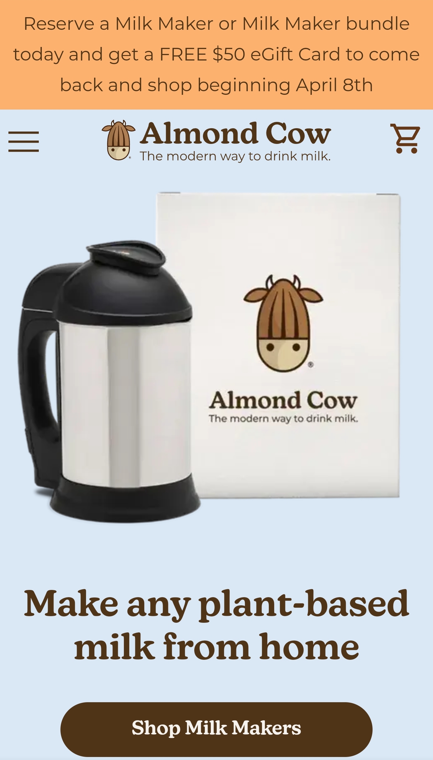 $25 off Almond Cow thumbnail