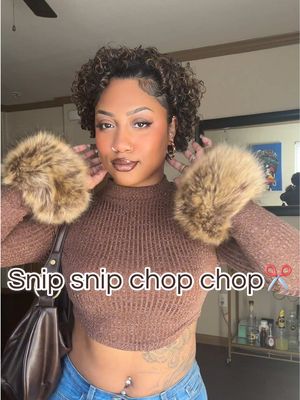 Yall this is not AI 😂 I turned 30 and said fuck it !!!✂️ Full video of my first big chop coming soon AHHH!!! Thank you t