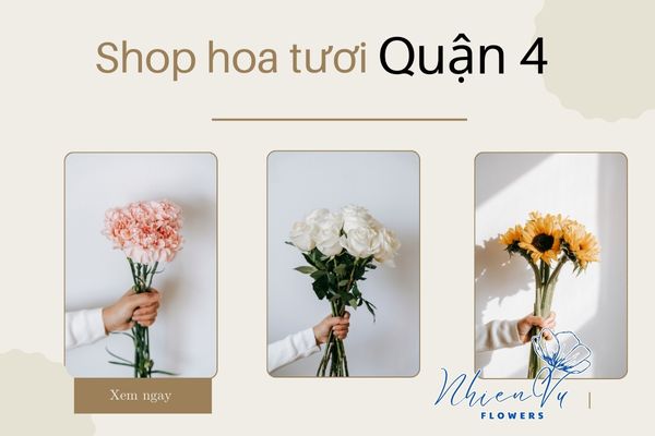Shop hoa tươi Quận 4 - Hoa đẹp, giao hàng siêu tốc trong 2h thumbnail