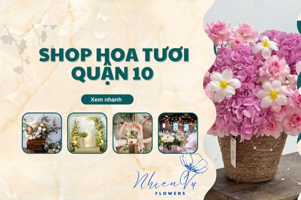 Shop hoa tươi Quận 10 - Hoa tươi đẹp, mẫu mã đa dạng thumbnail