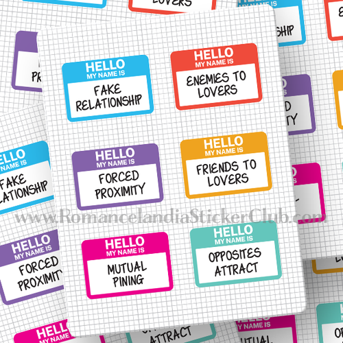 Trope Stickers | Romancelandia Shop thumbnail