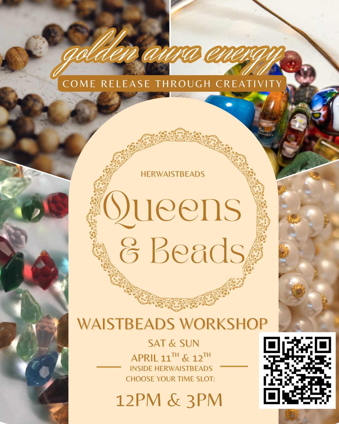 4/11 & 4/12/26 -HerWaistBeads: Queens & Beads Workshop — Fergusons Downtown thumbnail