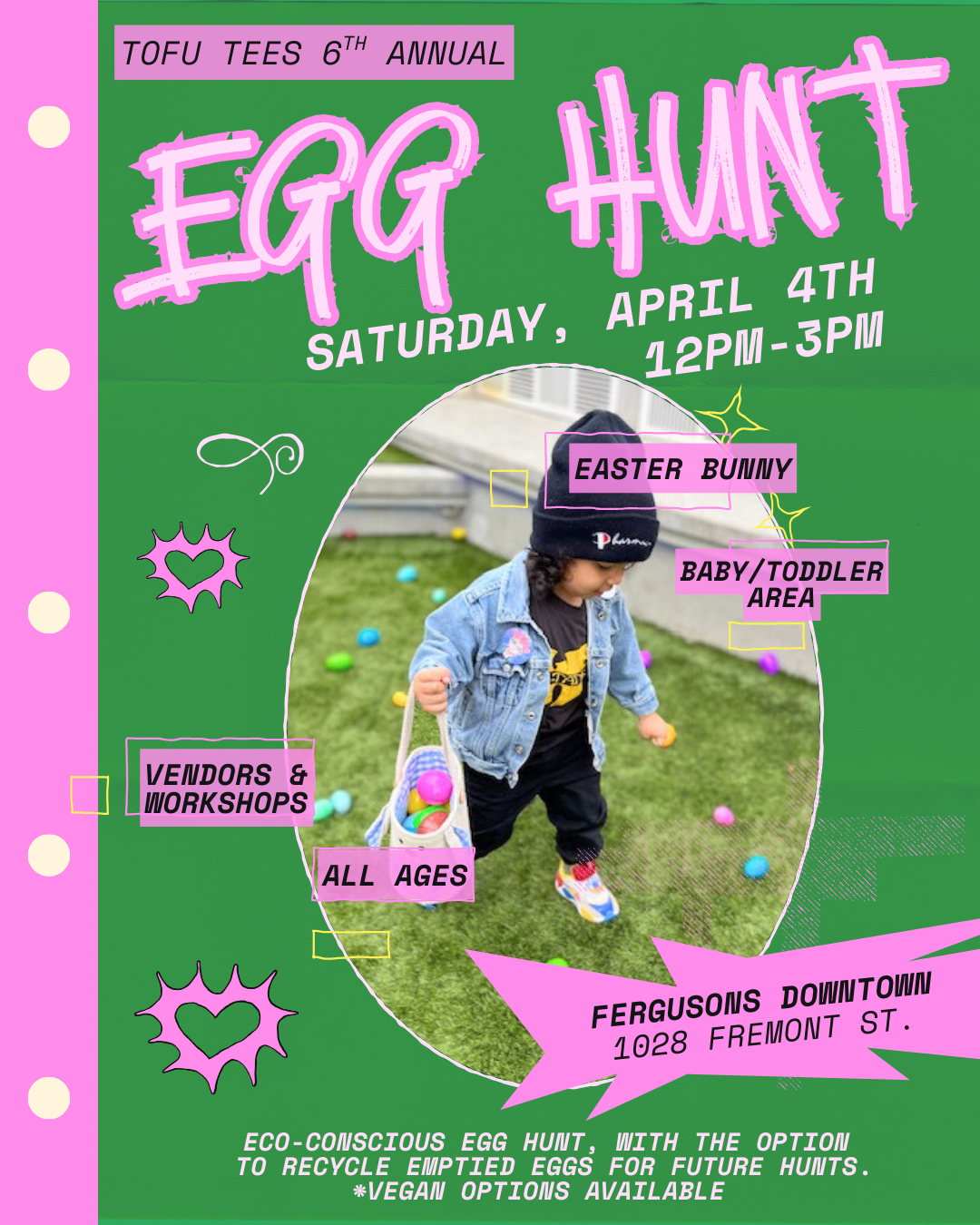 4/4/26 - Tofu Tees 6th Annual Egg Hunt — Fergusons Downtown thumbnail