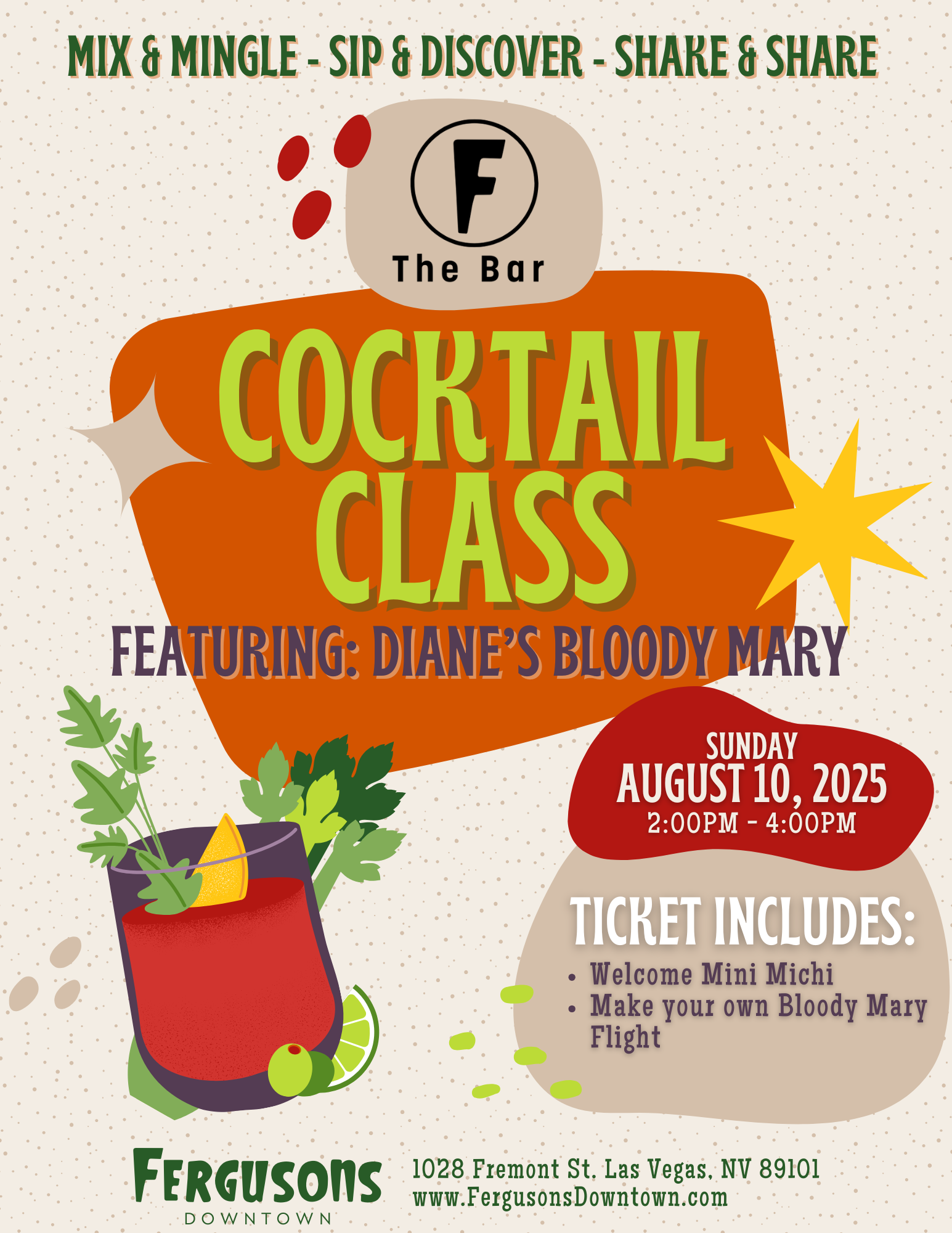 8/10/25 - Cocktail Class: Diane's Bloody Mary thumbnail