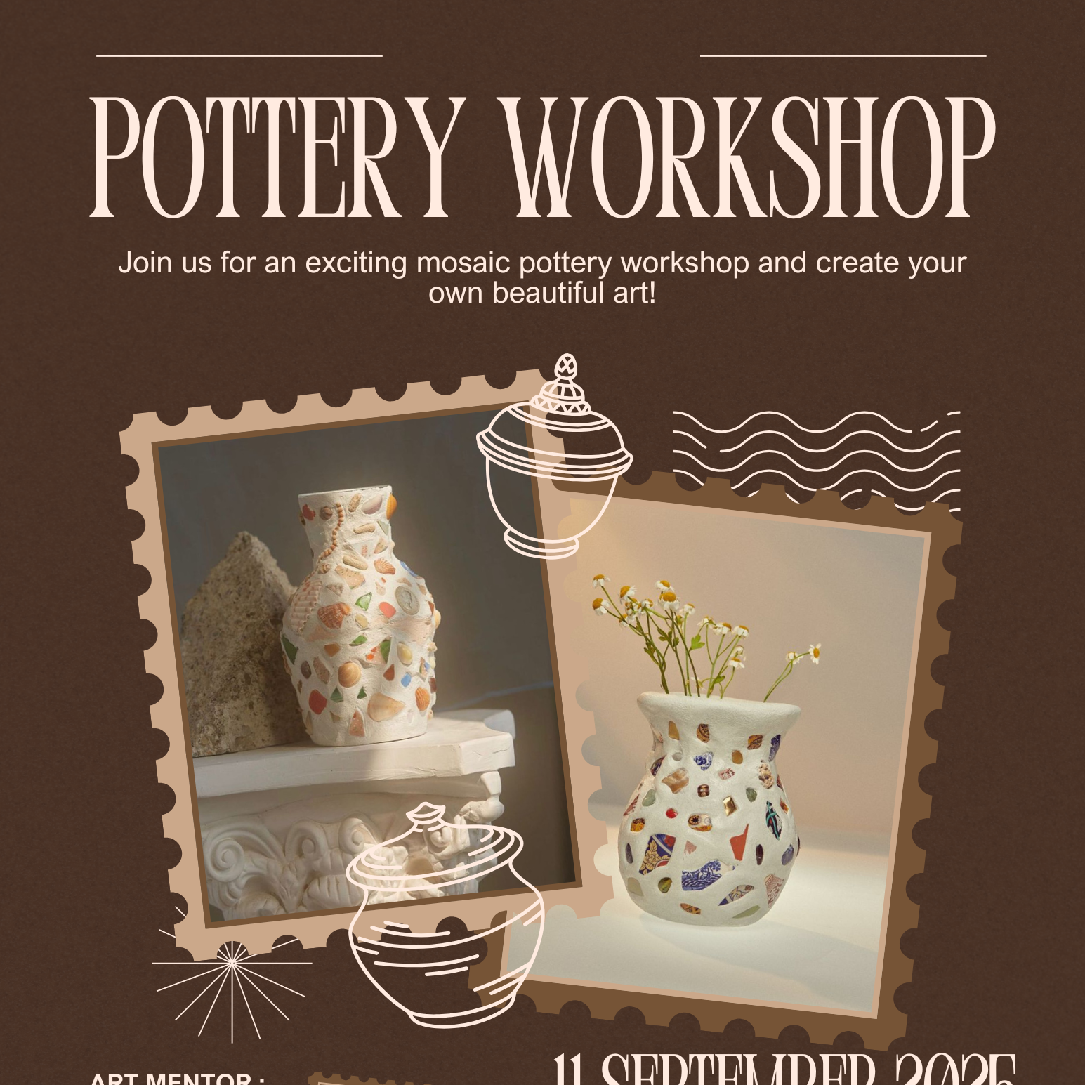 9/11/25 - Moasic Pottery Workshop thumbnail