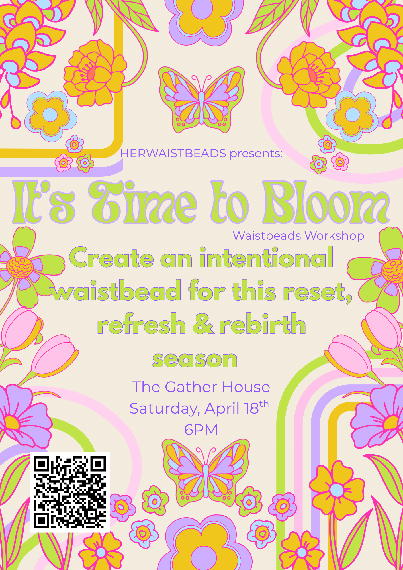 4/18/26 - HerWaistBeads: It’s Time to Bloom Waistbeads Workshop — Fergusons Downtown thumbnail