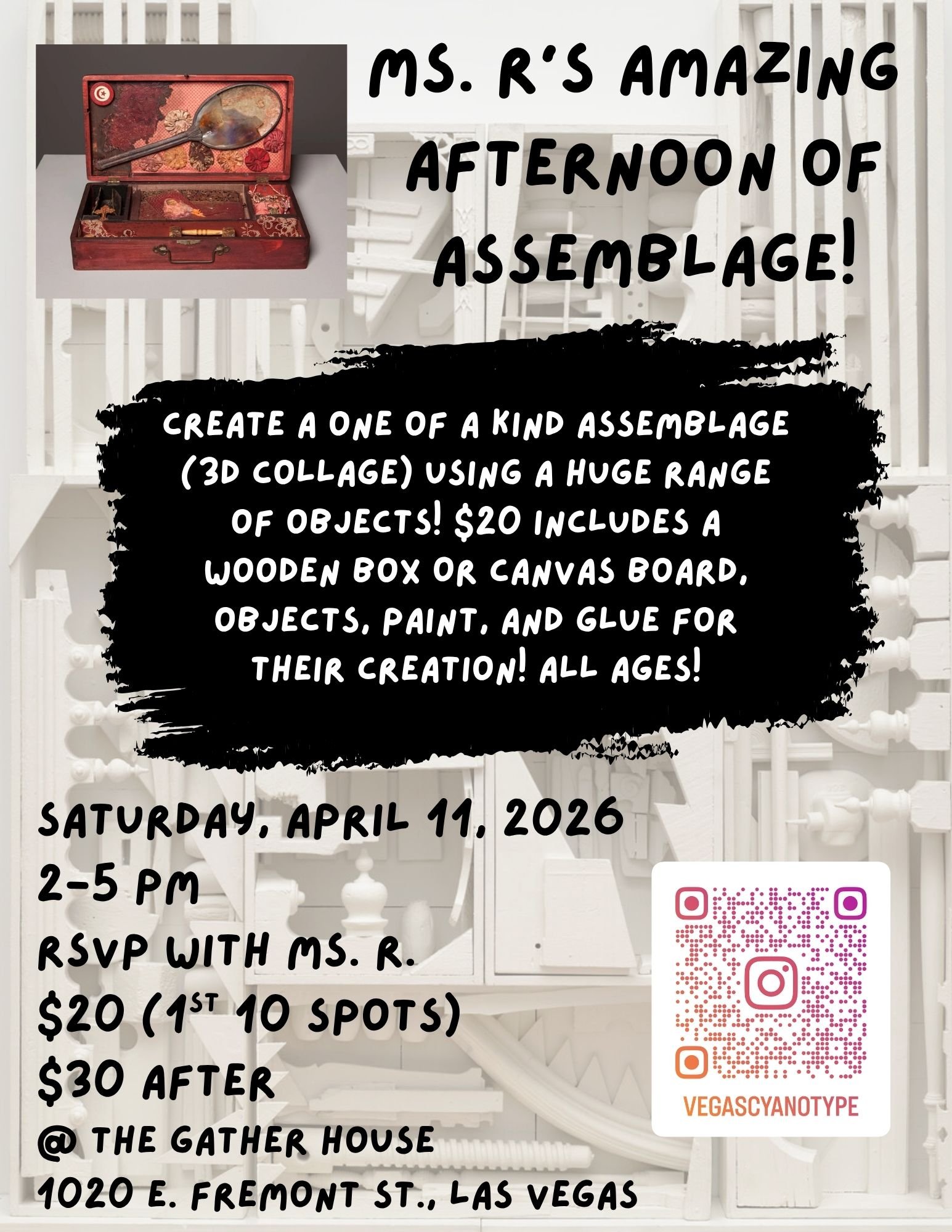 4/11/26 - Ms. R’s Amazing Afternoon of Assemblage! — Fergusons Downtown thumbnail