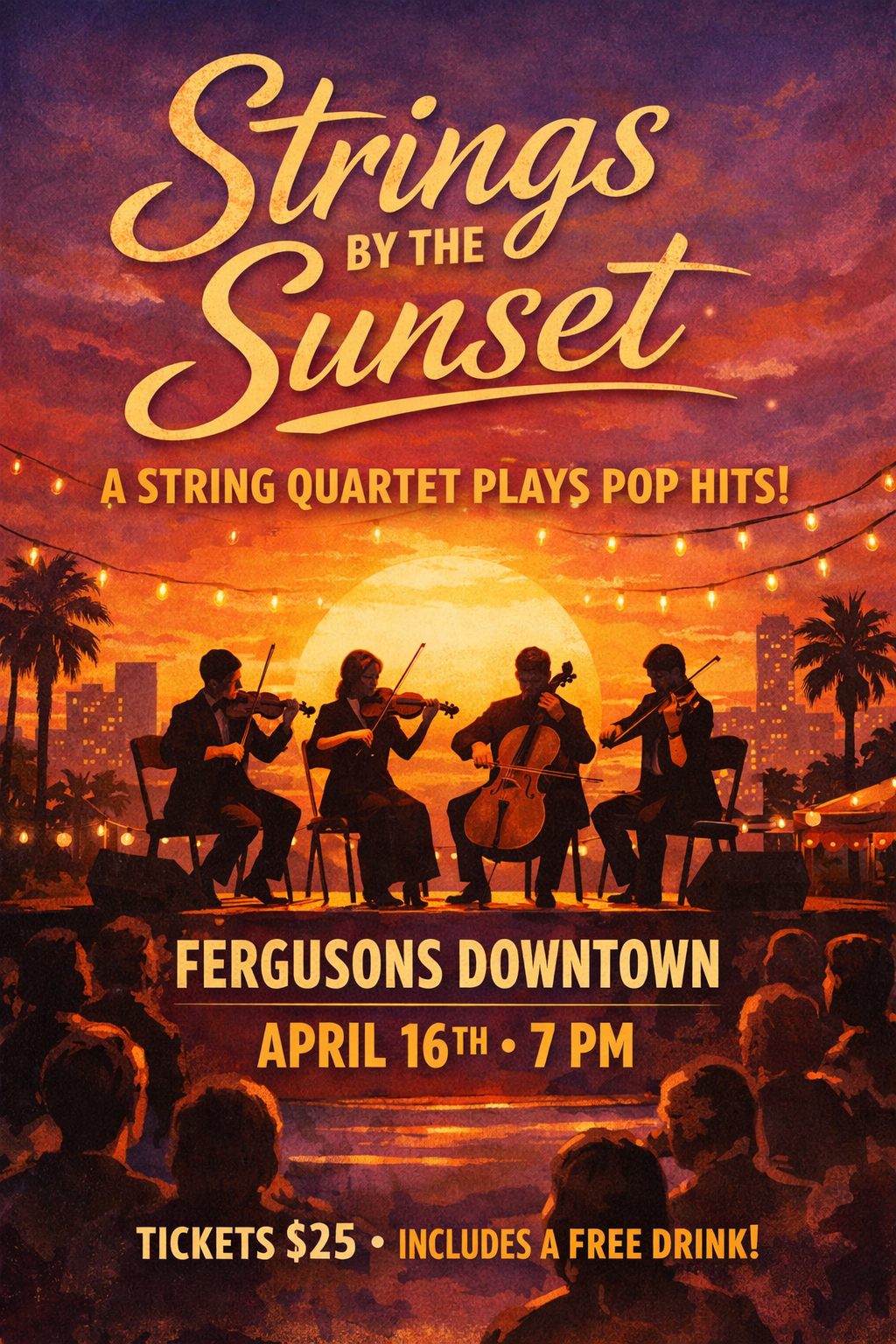 4/16/26 - Strings by the Sunset — Fergusons Downtown thumbnail