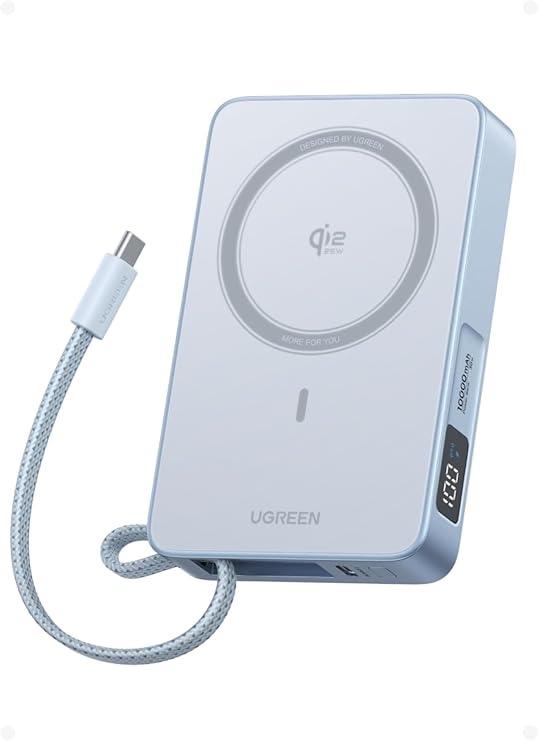 UGREEN MagFlow Qi2 25W Power Bank thumbnail