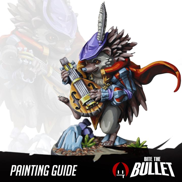  [PDF - Free] Painting Guide : Hedgehogfolk Bard, by Bite the Bullet     thumbnail