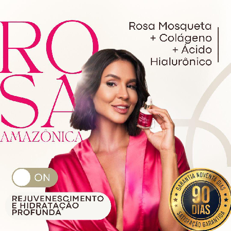 Pele radiante e rejuvenescida! ✨💖 Com Rosa Amazônica, você nutre sua pele de dentro para fora. Toque aqui para saber mais! 👀 thumbnail
