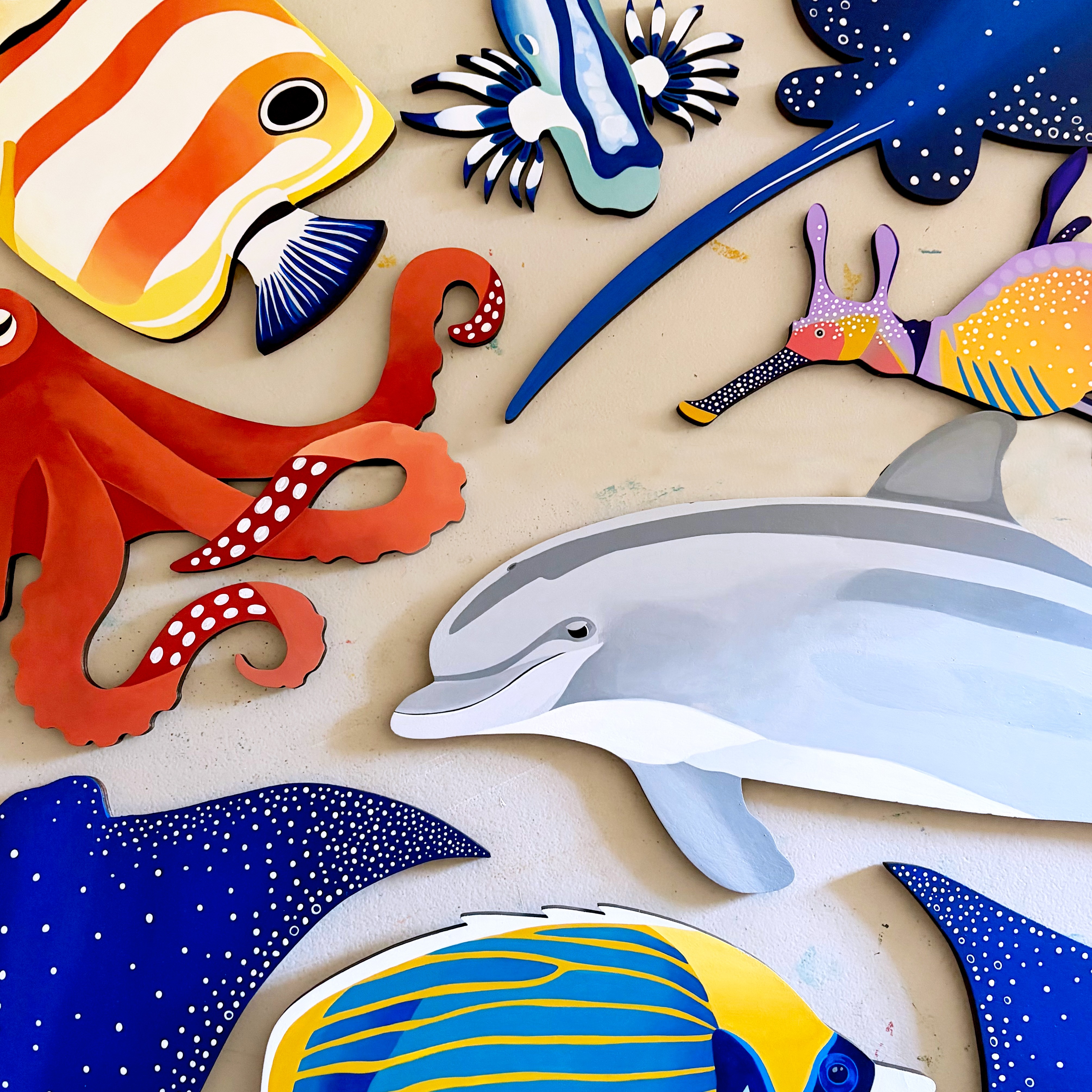Hand-painted Big Sea Creatures thumbnail