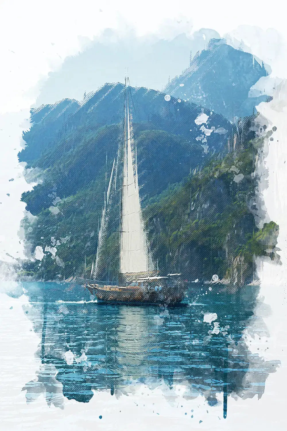 Did you know that you can turn any photo into a stunning watercolor painting with just one click? 🎨✨ With Painting Water