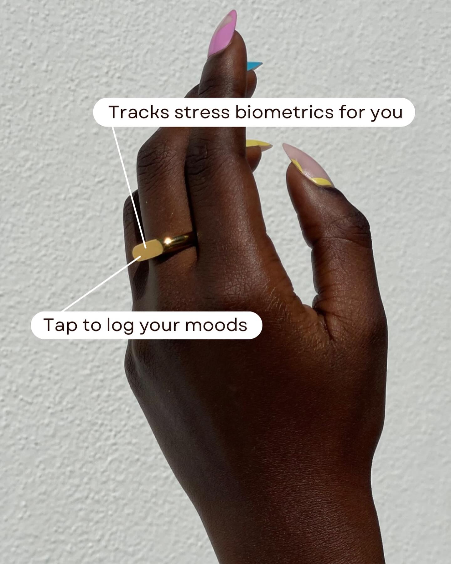 Track and harness your moods with a smarter Moodring that really works. Link in bio☀️

Stress is a build up of emotions 