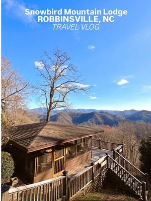 Come with me to Snowbird Mountain Lodge! The coziest all inclusive mountain lodge in North Carolina, just 6 hours from C