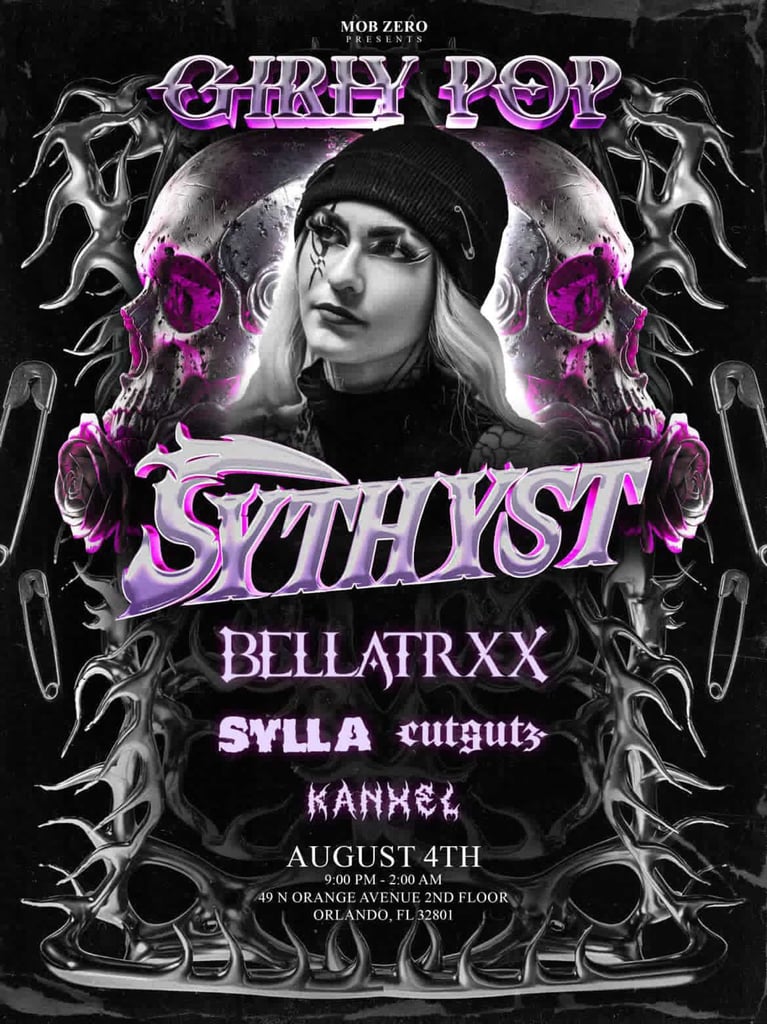 Girly Pop: Sythyst | Mon, Aug 4, 2025 | Aura NightClub thumbnail