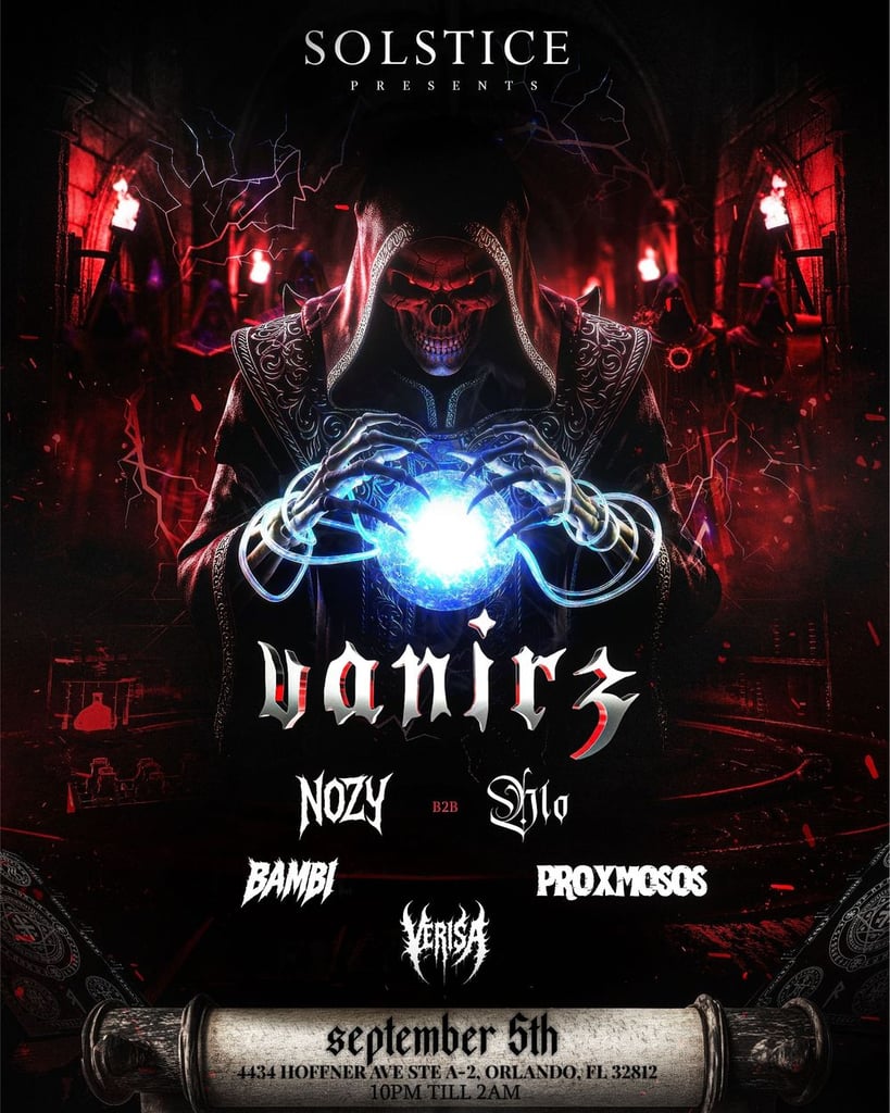 SOLSTICE PRESENTS: VANIRZ AT MOOD ORLANDO | Fri, Sep 5, 2025 | Mood Lounge and Hookah thumbnail