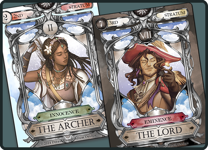 Art Direction of LEGENDS OF GADIA — Card Frames and Backs thumbnail