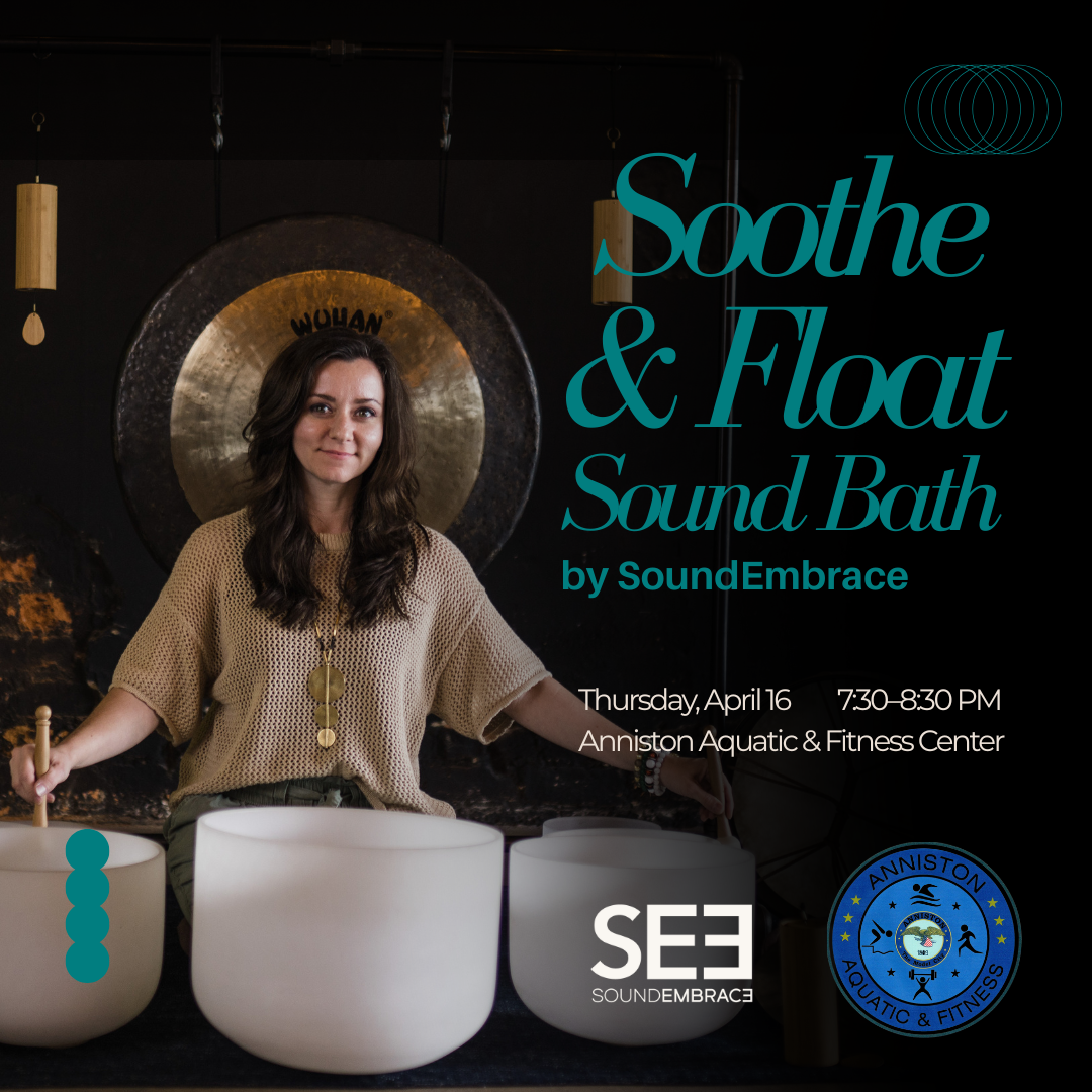 Thurs, April 16 // Soothe and Float Sound Bath // Anniston, AL thumbnail