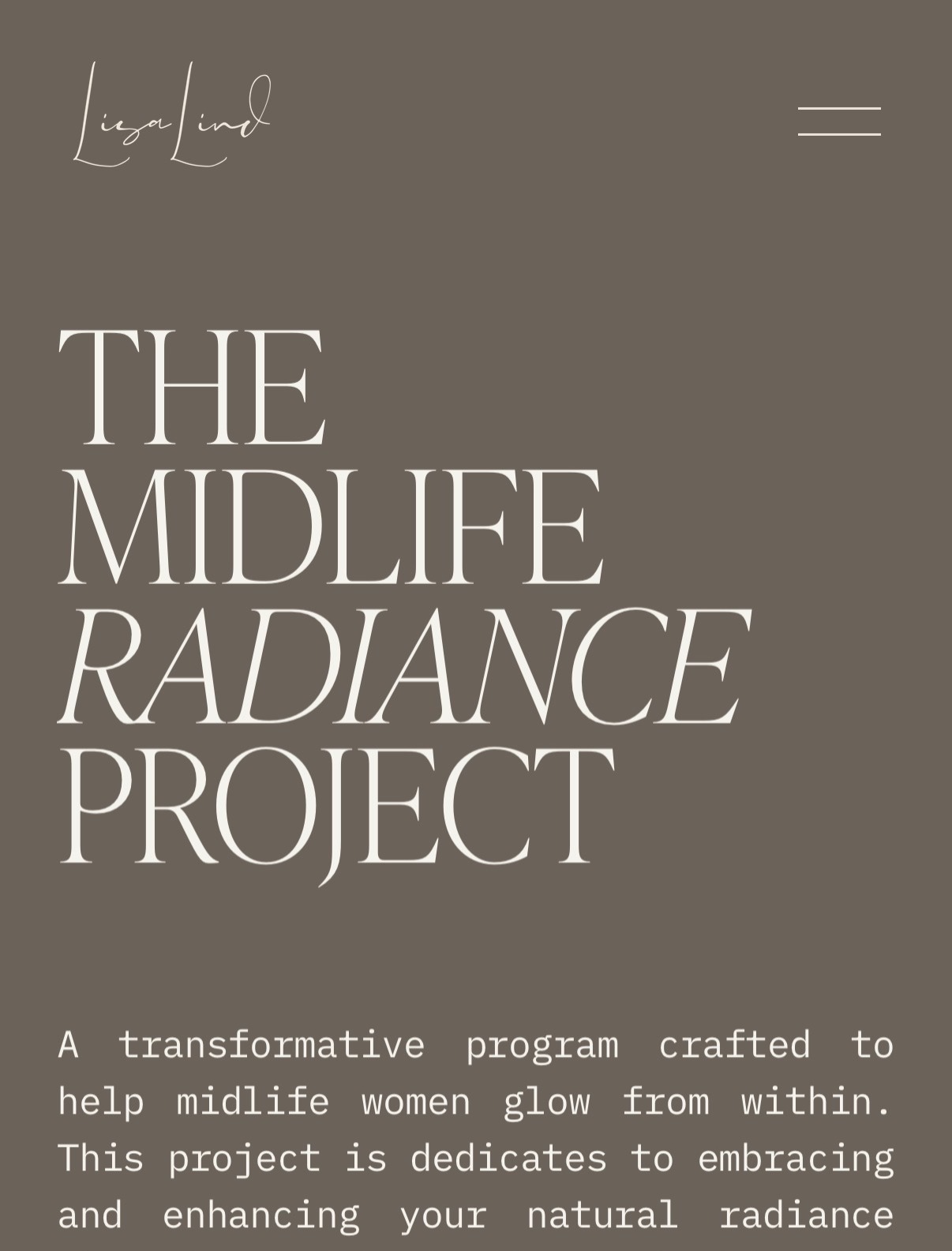 LISA LIND | Mid-Life Women's Health Coach thumbnail