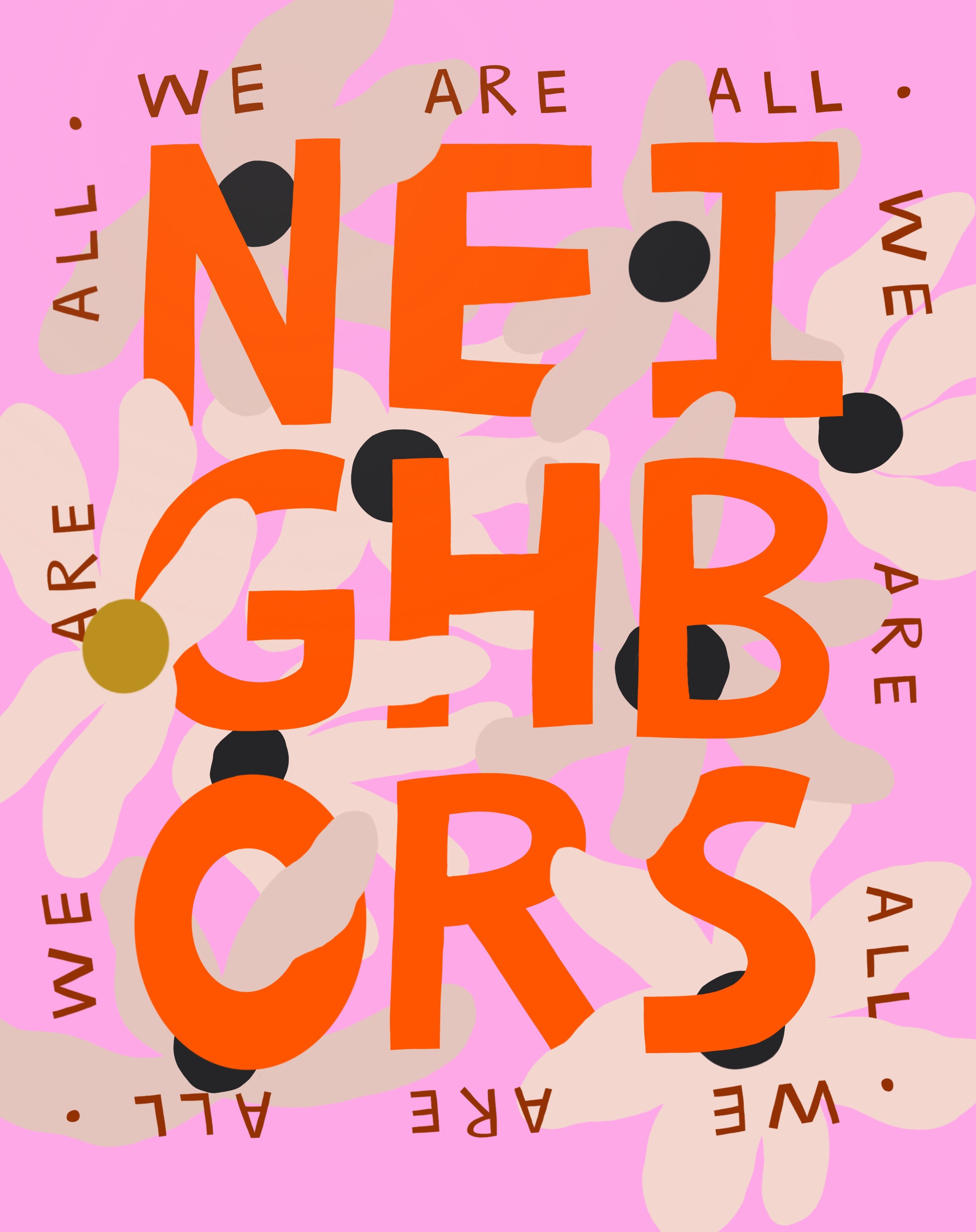 Mutual Aid Neighbors Print PRESALE thumbnail