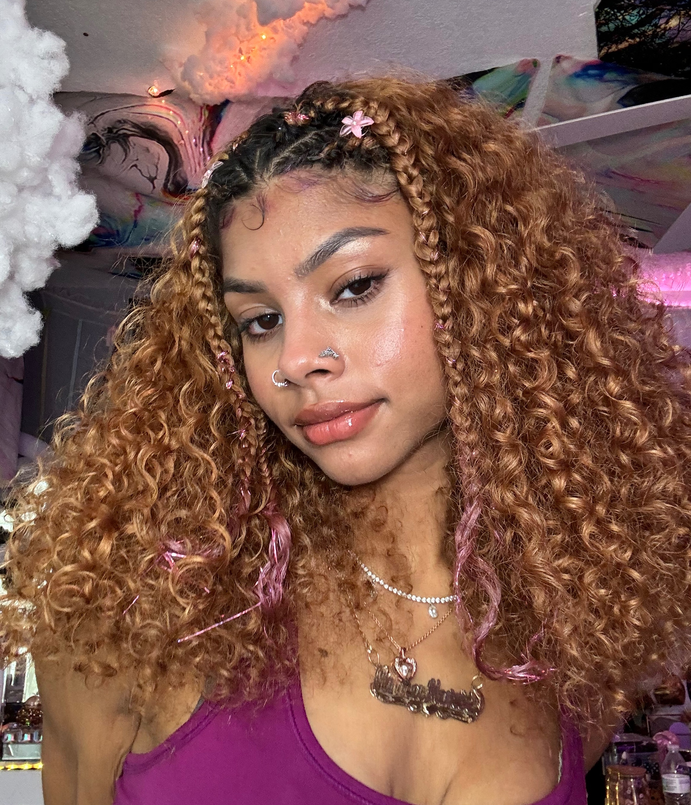 How I Bleached my curls 🌀💛 thumbnail