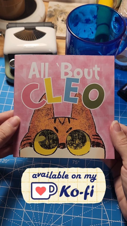 My 32 page zine about cleopatra is now available!!! 
You can check out and in depth video of how I assembled these bad b
