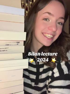 Vous avez lu combien de livres en 2024 ?⭐️😽 #booktok #leclubdeslecteurs #avislecture #bilanlecture #lectures2024 #bilanl