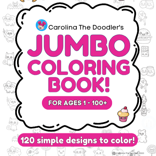 Jumbo Coloring Book: 120 Simple and Bold Designs for All Ages thumbnail