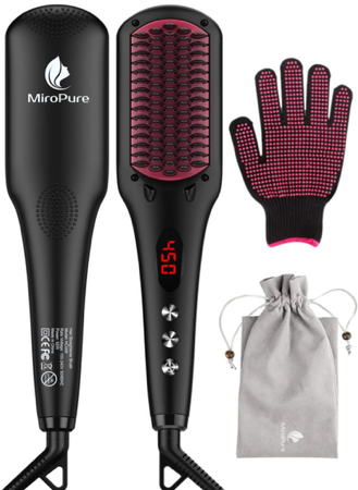 Ceramic Hair Straightener Brush thumbnail