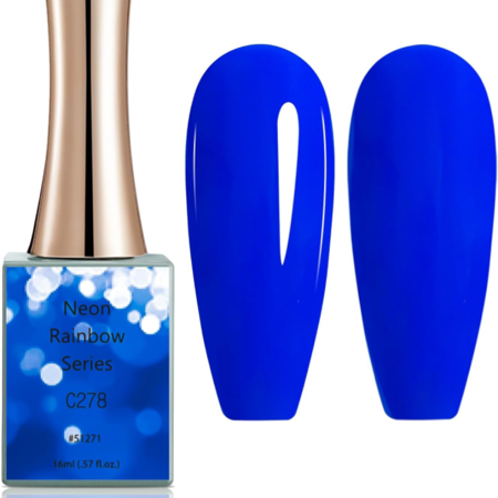 Neon Blue Gel Polish - use w/ UV gel lamp thumbnail