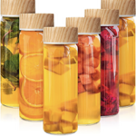 16 oz Glass Juice Containers - Set of 6 thumbnail