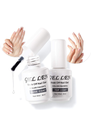 Press-on Nail Gel top & base coat  thumbnail