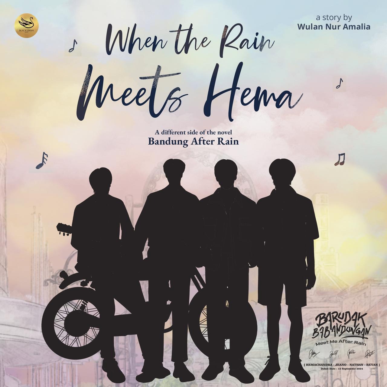 WHEN THE RAIN MEETS HEMA - Wulan Nur Amelia - Black Swan Books (SHOPEE) thumbnail