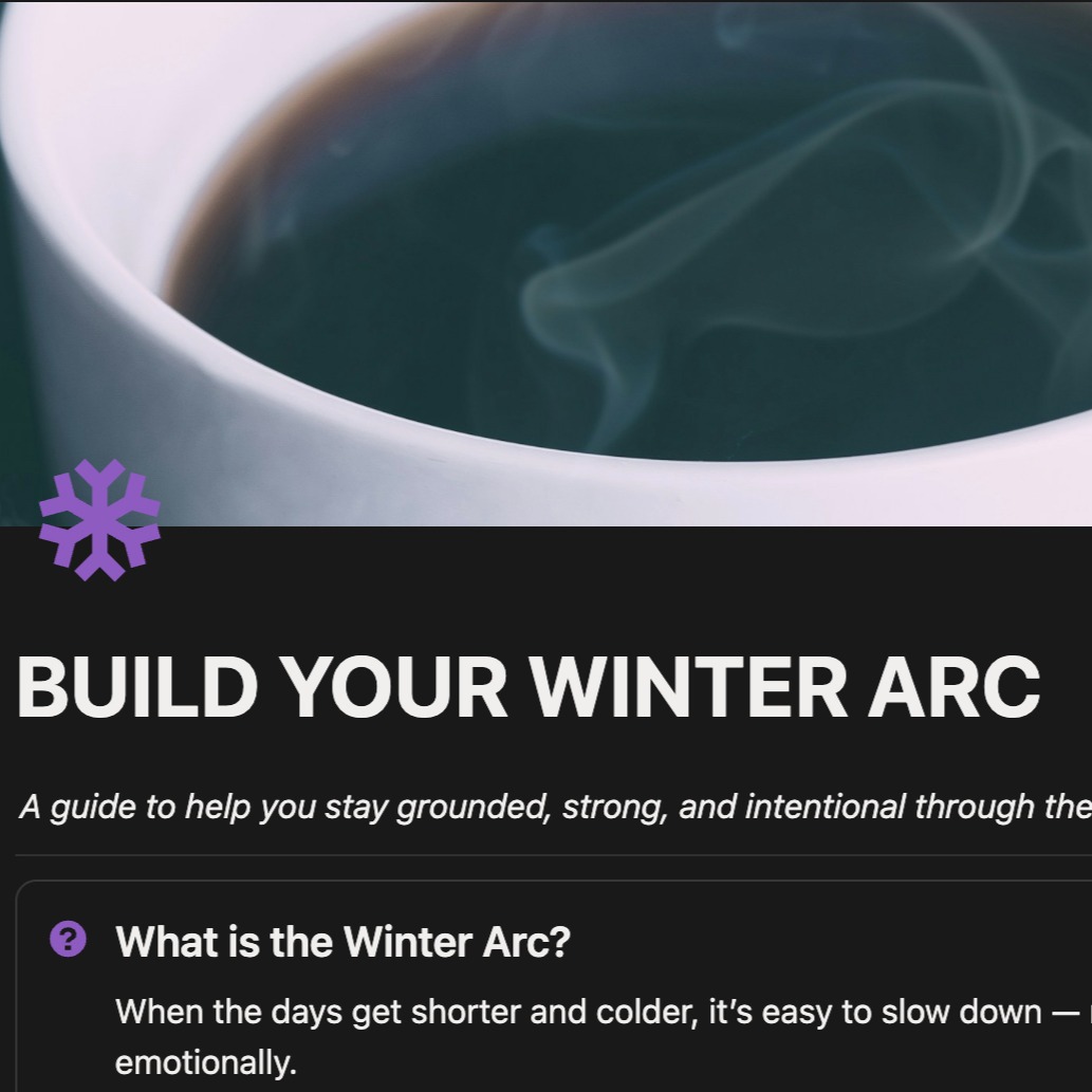 Build Your Winter Arc thumbnail